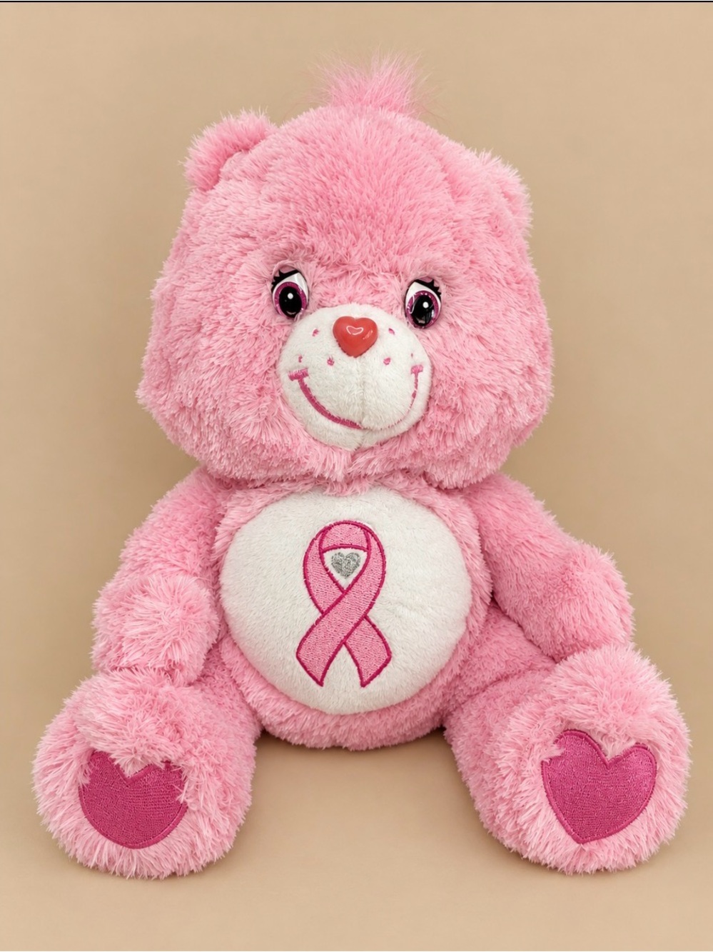 Care Bears Pink Power Bear 2008 Breast Cancer Awareness Limited Edition Plush